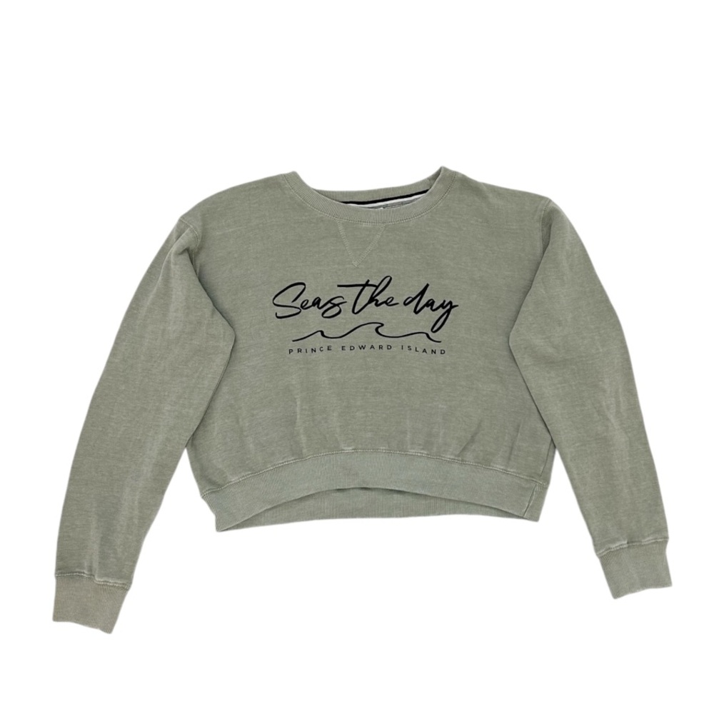 U.S. Vintage “Seas The Day” Prince Edward Island Cropped Crewneck Sweatshirt